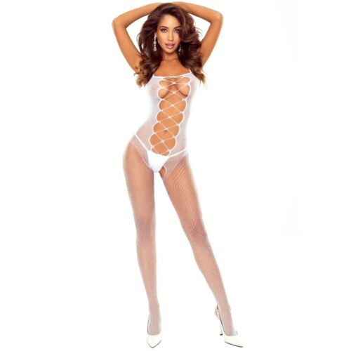 Bodystocking Passion Woman BS124 Détail de lacet