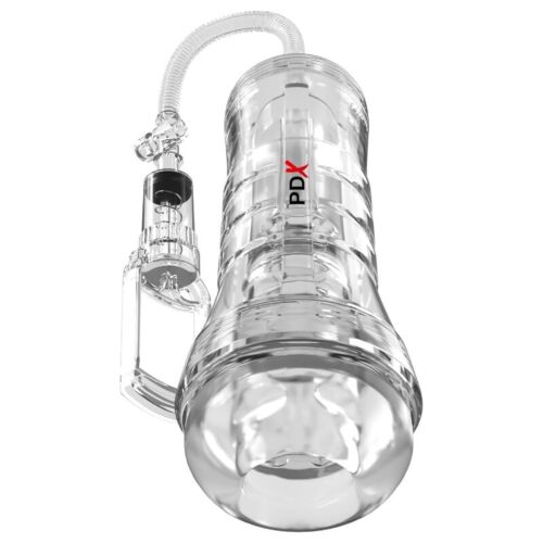Masturbateur PDX ELITE VIEWTUBE VAC XXL avec Pompe à Succion