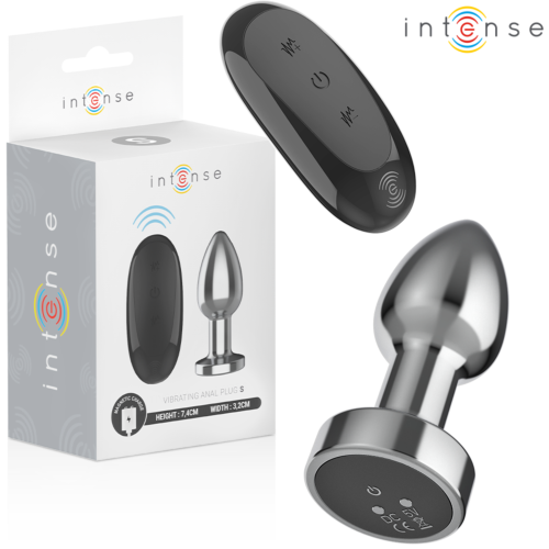 Plug Anal INTENSE S avec télécommande et 10 vibrations