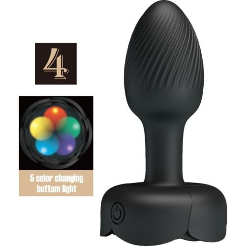 Plug Anal Pretty Love Olman 8.8 cm avec Lumière LED