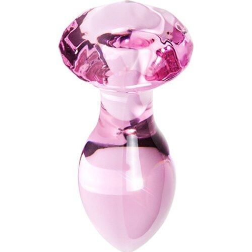 Plug en verre S Pleasures Crystal LUNA — compact et raffiné