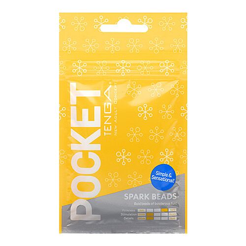 Masturbateur Tenga Pocket Spark Beads - Sensations intenses