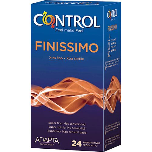 Préservatifs CONTROL FINISSIMO 24 unités - Sensibilité maximale