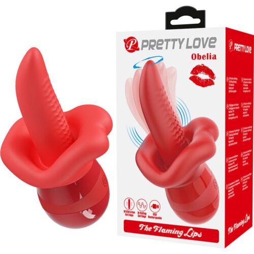 Stimulateur Pretty Love Obélia avec langue vibrante