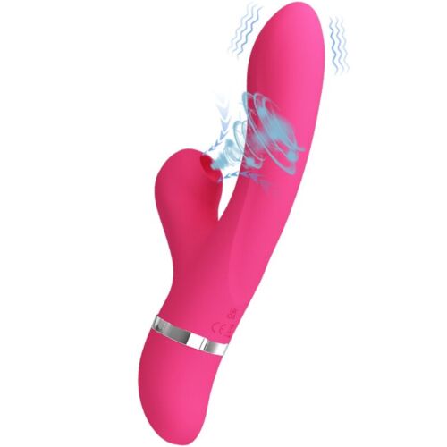 Vibrateur Suceur Pretty Love Willow avec stimulation clitoridienne