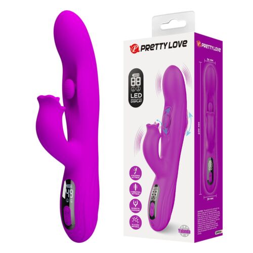 Vibrateur Rabbit High Tech Yalanda avec affichage LED