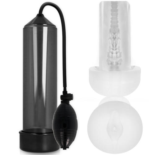 PUMP ADDICTED RX3 Noir avec manchon de plaisir