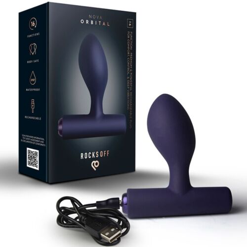 Vibrateur Anal Rocks-Off Nova Orbital 16 Fonctions