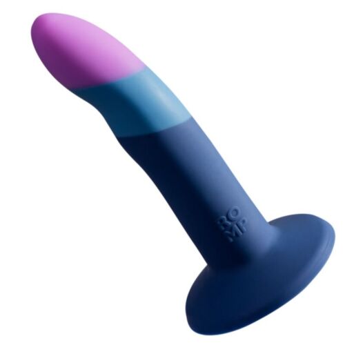Dildo ROMP Piccolo avec ventouse tricolore 14 cm