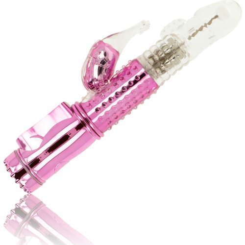 Vibrateur OHMAMA avec fonction rotation et stimulation clitoridienne