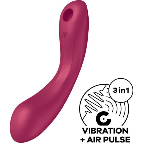Succionateur Satisfyer Curve Trinity 1 avec vibration