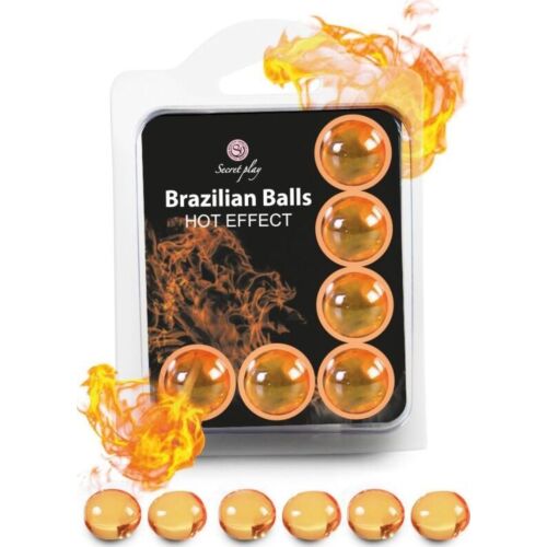 Set 6 Brazilian Balls Secretplay - Effet Chaleur