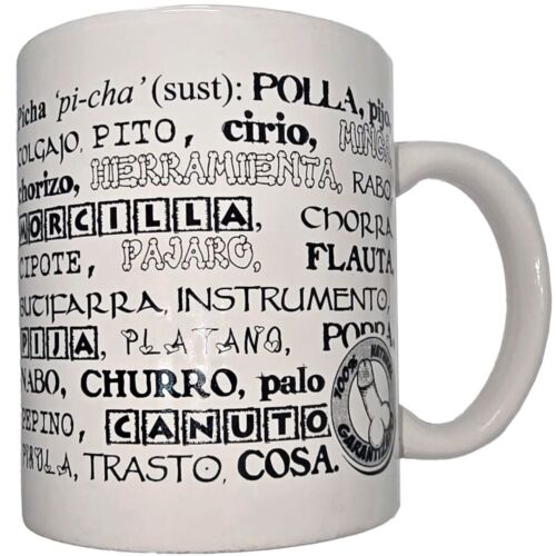 Mug en céramique DIABLO PICANTE avec synonymes érotiques