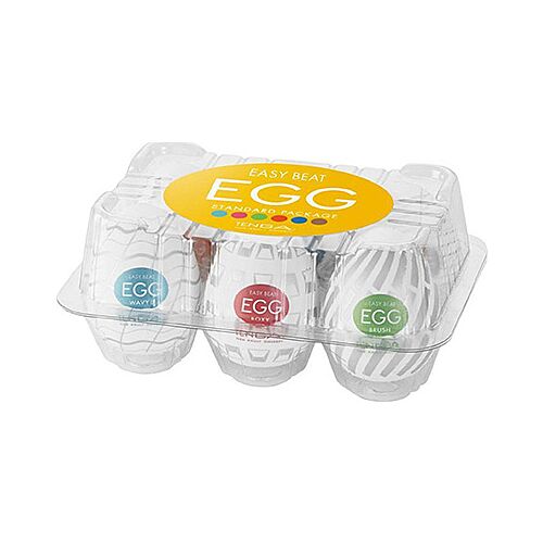 Masturbateur Tenga EGG STANDARD PACKAGE avec textures variées