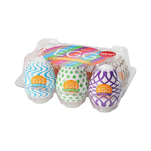 Masturbateur Tenga EGG WONDER PACKAGE | 6 oeufs avec textures
