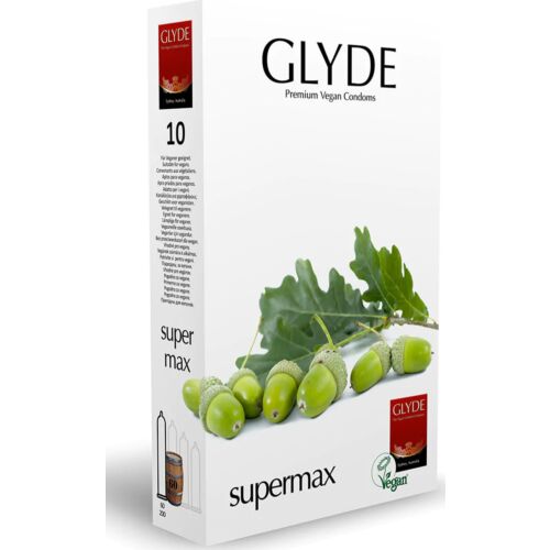 Préservatifs Glyde Ultra Supermax 10 Uds - Taille Extra Grande