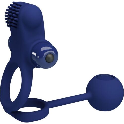Vibromasseur Pretty Love Remington double anneau avec plug