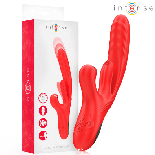 Vibromasseur INTENSE KAROL - Multifonction avec succion