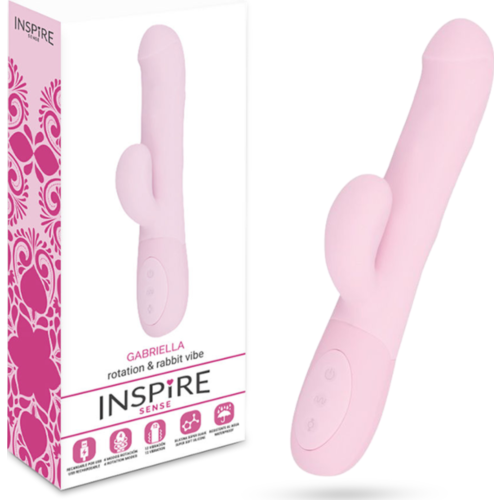 Vibrateur Rabbit Inspire Gabriella avec stimulation clitoridienne