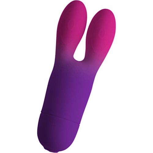 Vibrateur Rabbit ROCKS-OFF Glo-Girl Bunny flexible