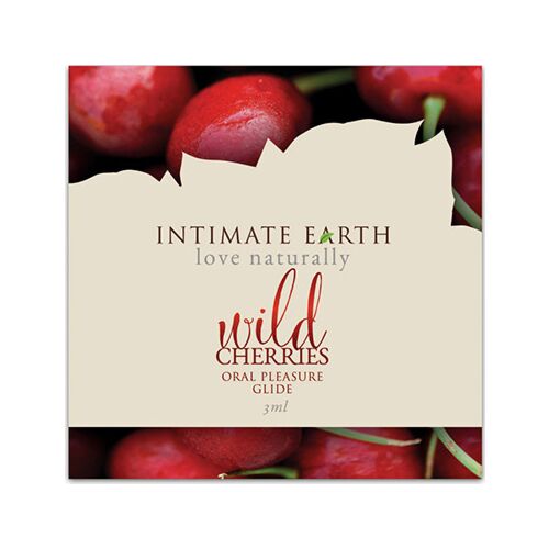 Lubrifiant Intimate Earth Wild Cherry 3ml - Goût Cerise