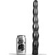 Gode anal ALL BLACK 32 cm ondulé et souple
