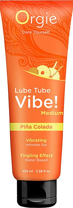 Gel intime Orgie LUBE TUBE VIBE PI?A COLADA avec effet vibrant Gel intime Orgie LUBE TUBE VIBE PI?A COLADA avec effet vibrant