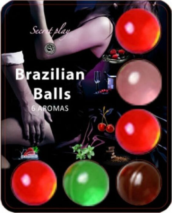 6 hot balls lubricante con aroma de frutas 6 hot balls lubricante con aroma de frutas