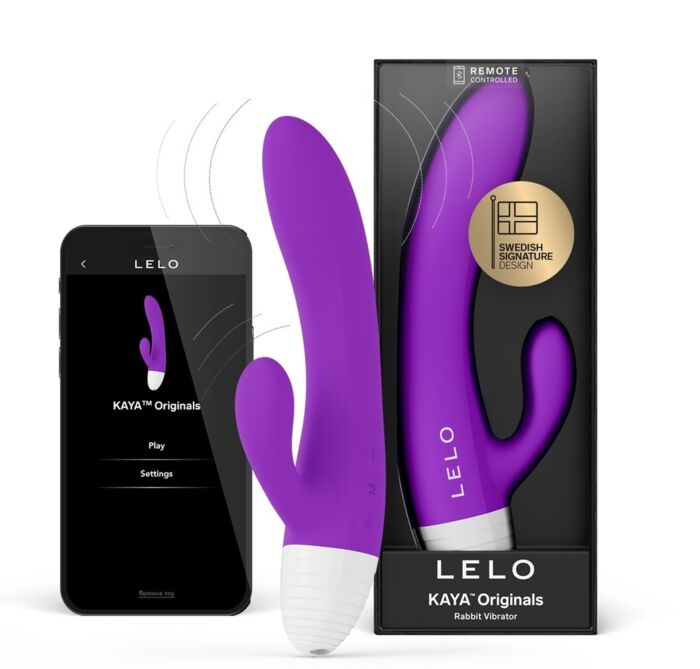 Vibromasseur rabbit LELO KAYA à double stimulation
