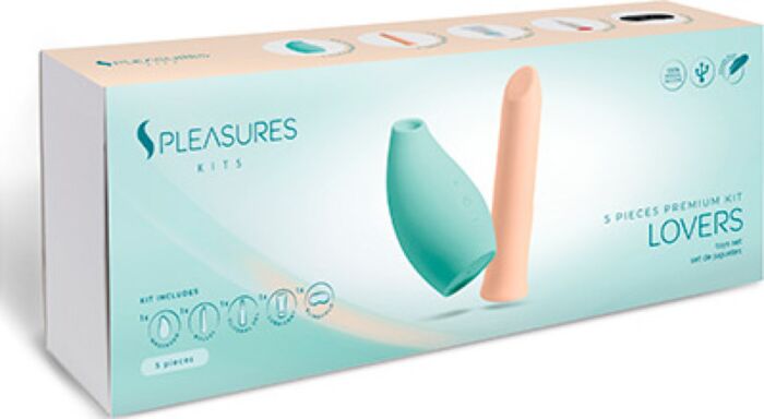 Lovers Kit S Pleasures Kits — Pack succionador et balle vibrante Lovers Kit S Pleasures Kits — Pack succionador et balle vibrante
