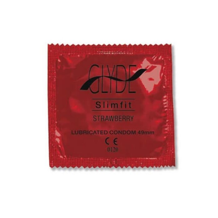Glyde Ultra Slimfit Strawberry Flavour Vegan Condoms 100 Bulk Pack Glyde Ultra Slimfit Strawberry Flavour Vegan Condoms 100 Bulk Pack