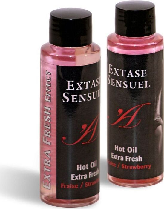 Huile de Massage Extase Sensual - Double Effet Frais-Chaud Huile de Massage Extase Sensual - Double Effet Frais-Chaud