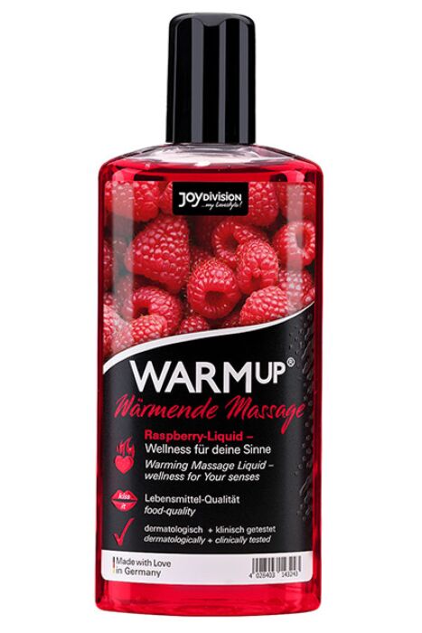 Huile de Massage JOYDIVISION WARMUP - Effet Chaleur Framboise
