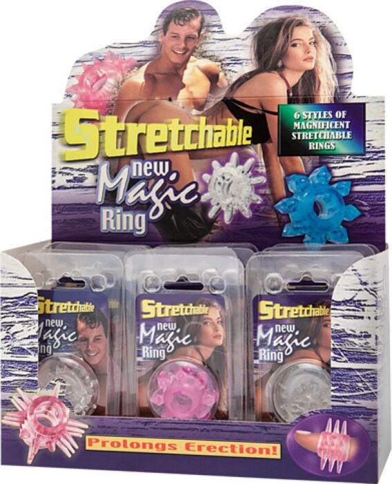 Anneau pénien MAGIC STRECH RING extensible et ajustable