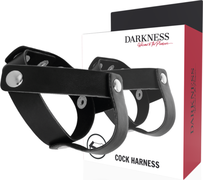 Anneau de Pénis DARKNESS | Ajustable en cuir de qualité Anneau de Pénis DARKNESS | Ajustable en cuir de qualité