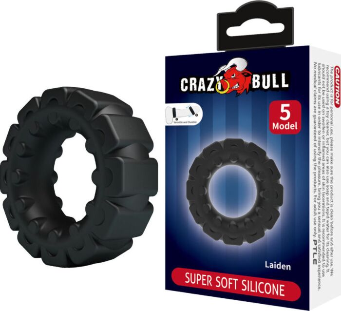 Anillo Silicona Crazy Bull Modelo 5 - Placer Masculino Anillo Silicona Crazy Bull Modelo 5 - Placer Masculino
