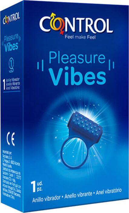 Anneau Pénis Control Toys Pleasure Vibes avec vibrations