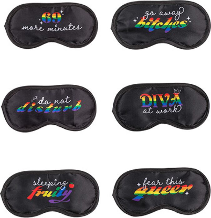 Masque yeux Out Of The Blue phrases arc-en-ciel Masque yeux Out Of The Blue phrases arc-en-ciel