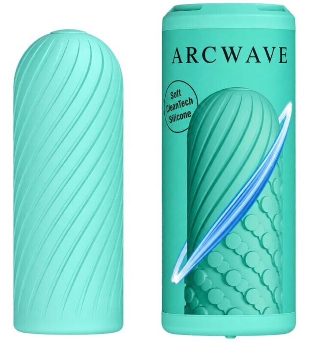 Masturbateur ARCWAVE Ghost réversible menthe en silicone