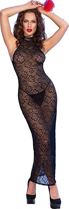 Babydoll Largo Chilirose CR 4690 Negro Elegante