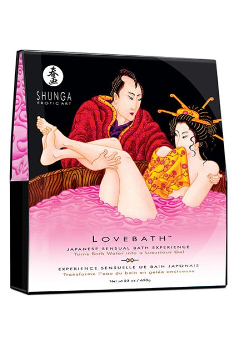 Lovebath Shunga - Bain relaxant à la fruit du dragon Lovebath Shunga - Bain relaxant à la fruit du dragon