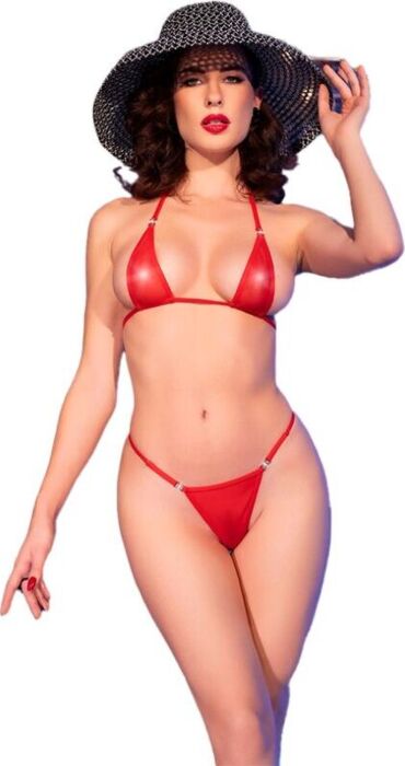 Bikini Chilirose CR 4840 Rojo Sexy y Elegante
