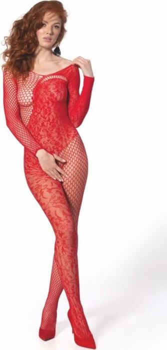 Bodystocking Rojo Passion BS 107 | Sexy y Ajustado
