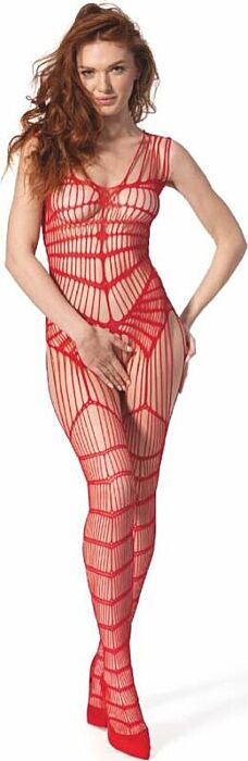 Bodystocking Rojo PASSION - Diseño Sexy y Elegante