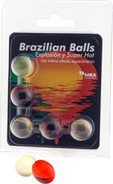 Bolas Brasileñas Taloka Gel Caliente - Placer Explosivo