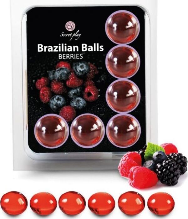 Bolas Brazilian Balls SECRETPLAY con aroma a frutas del bosque