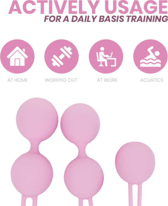 Bolas Silicona INTIMICHIC Pelvis Health II pour rééducation