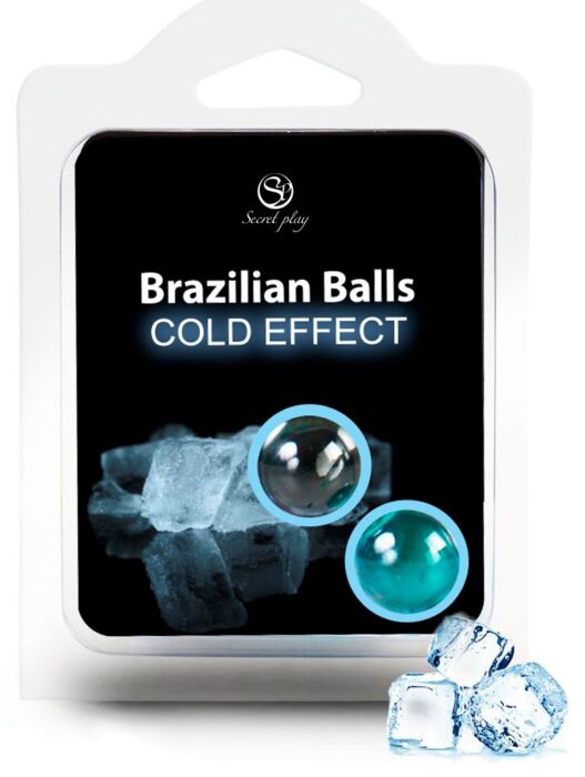 Balles brésiliennes effet froid SECRETPLAY (2 unités)