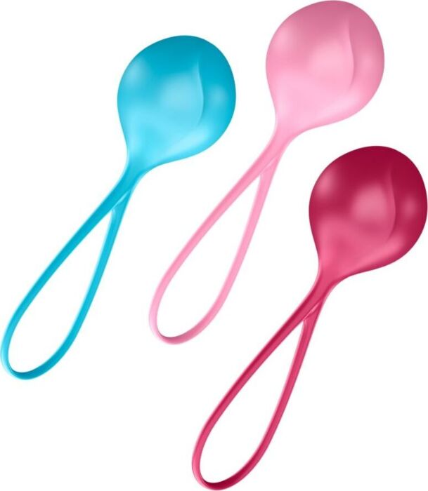 Balles de kegel SATISFYER LOVEBALLS Training Set 3 Balles de kegel SATISFYER LOVEBALLS Training Set 3