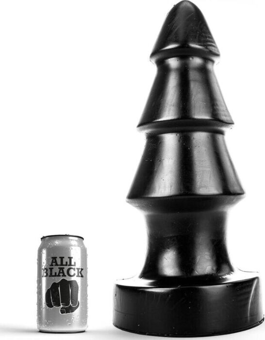 Buttplug ALL BLACK Desafío Anal 40 cm - Forme pratique
